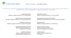 Desktop Screenshot of medicosmx.com